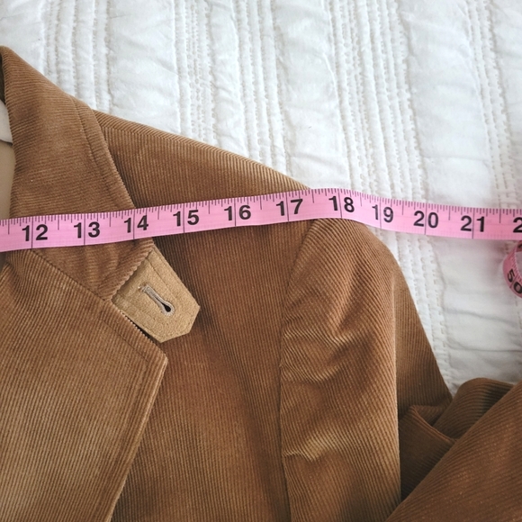 Carl Michaels Mens Tan Corduroy Fitted Blazer size R40 - Picture 14 of 16
